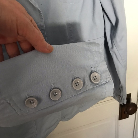 Light blue cotton jacket - Picture 3 of 5